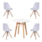Mesa Eames Nordic MDF Redonda +4 Sillas Nordic – Comedor  - Miniatura 7