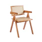 Silla Sitial Chandigarh Madera Rattan - Miniatura 1