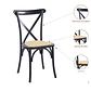 Silla Crossback Madera Rattan - Miniatura 7