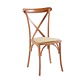 Silla Crossback Madera Rattan - Miniatura 1