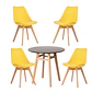 Comedor Redondo Vidrio 4 Sillas Tulip Nordic – Mesa 80cm - Miniatura 11