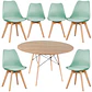Comedor Redondo Madera 6 Sillas Tulip – Mesa 120cm - Miniatura 2