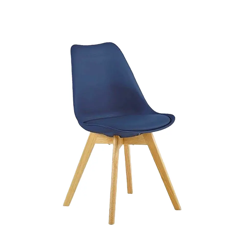 Sillas Tulip con Cojin y Patas de Madera 13