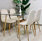 Comedor Rectangular Vidrio 4 Sillas Eames – Mesa 100cm - Miniatura 3
