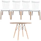 Comedor Redondo Madera 4 Sillas Windsor – Mesa 120cm - Miniatura 8