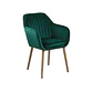 Sitial Diamante Velvet Wood- living comedor recepcion - Miniatura 5