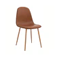 Silla Spoon Eco Cuero Café - Miniatura 3