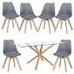 Mesa Warwick Rectangular con Sillas Tulip - Miniatura 7