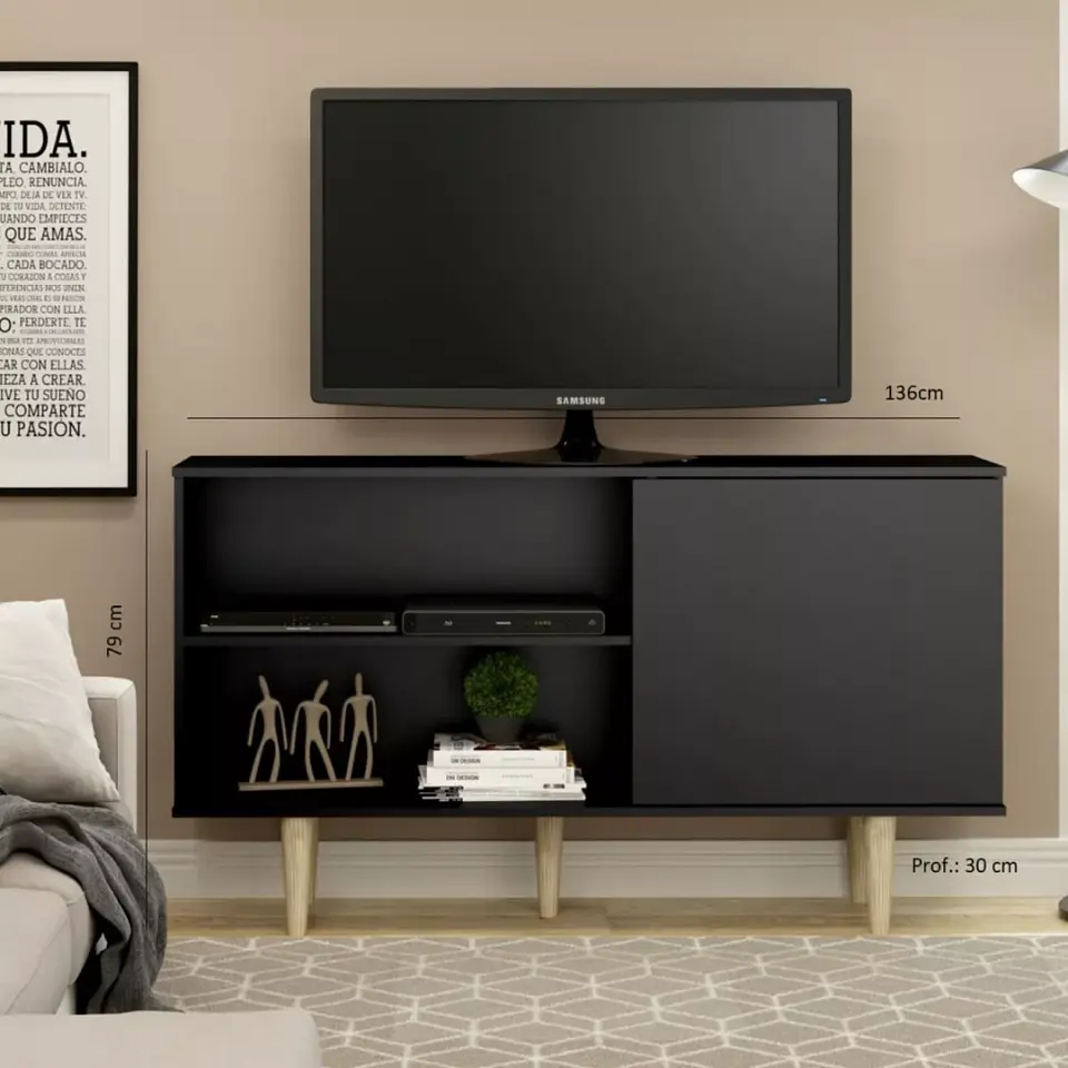 Rack 50 Padua Negro 3