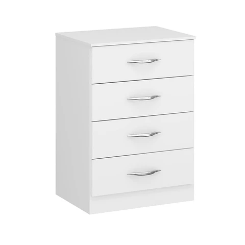 Cómoda 4 Cajones MDF Blanco Ruth