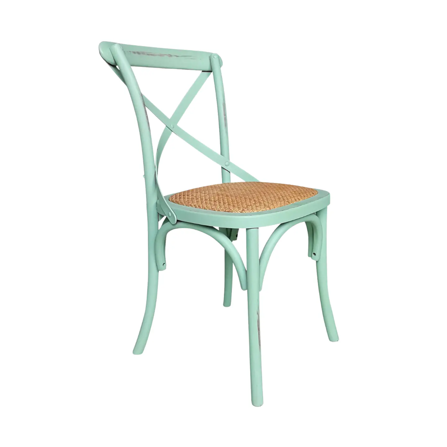 Silla Crossback Madera Rattan 6