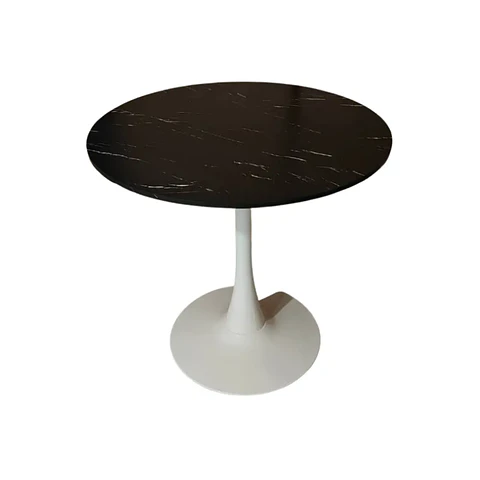 Mesa Redonda Tulip MDF y Base Meta firme- comedor