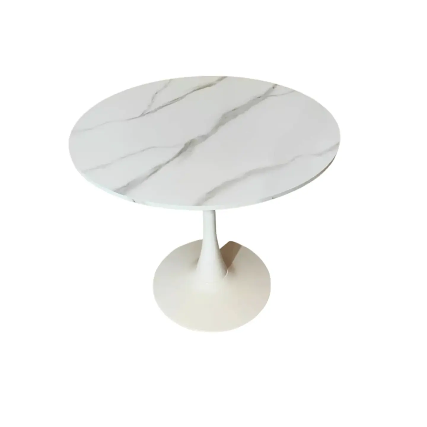 Mesa Redonda Tulip MDF y Base Meta firme- comedor 2