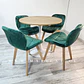 Comedor Redondo Melamina 4 Sillas Tulip – Mesa 80cm - Miniatura 3