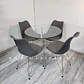 Comedor Redondo Vidrio 4 Sillas Tulip – Mesa 80cm - Miniatura 8