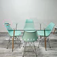 Comedor Rectangular Vidrio 4 Sillas Tulip – Mesa 100cm - Miniatura 4