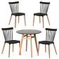 Comedor Redondo Mesa Nordic MDF + 4 Sillas Windsor - Miniatura 2