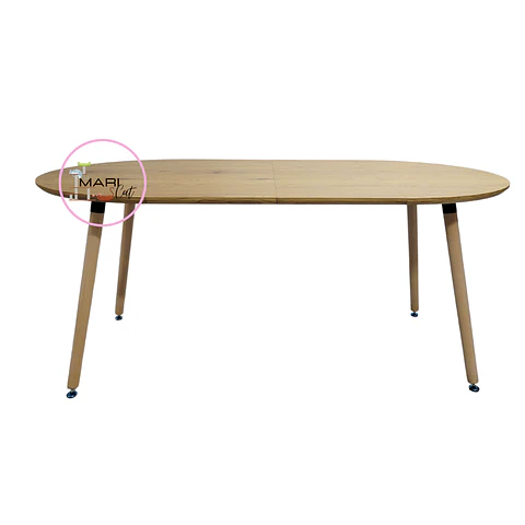 Mesa Nordic Wood Rectangular Extensible MDF