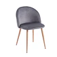 Silla Eames Velvet Negro - Miniatura 2