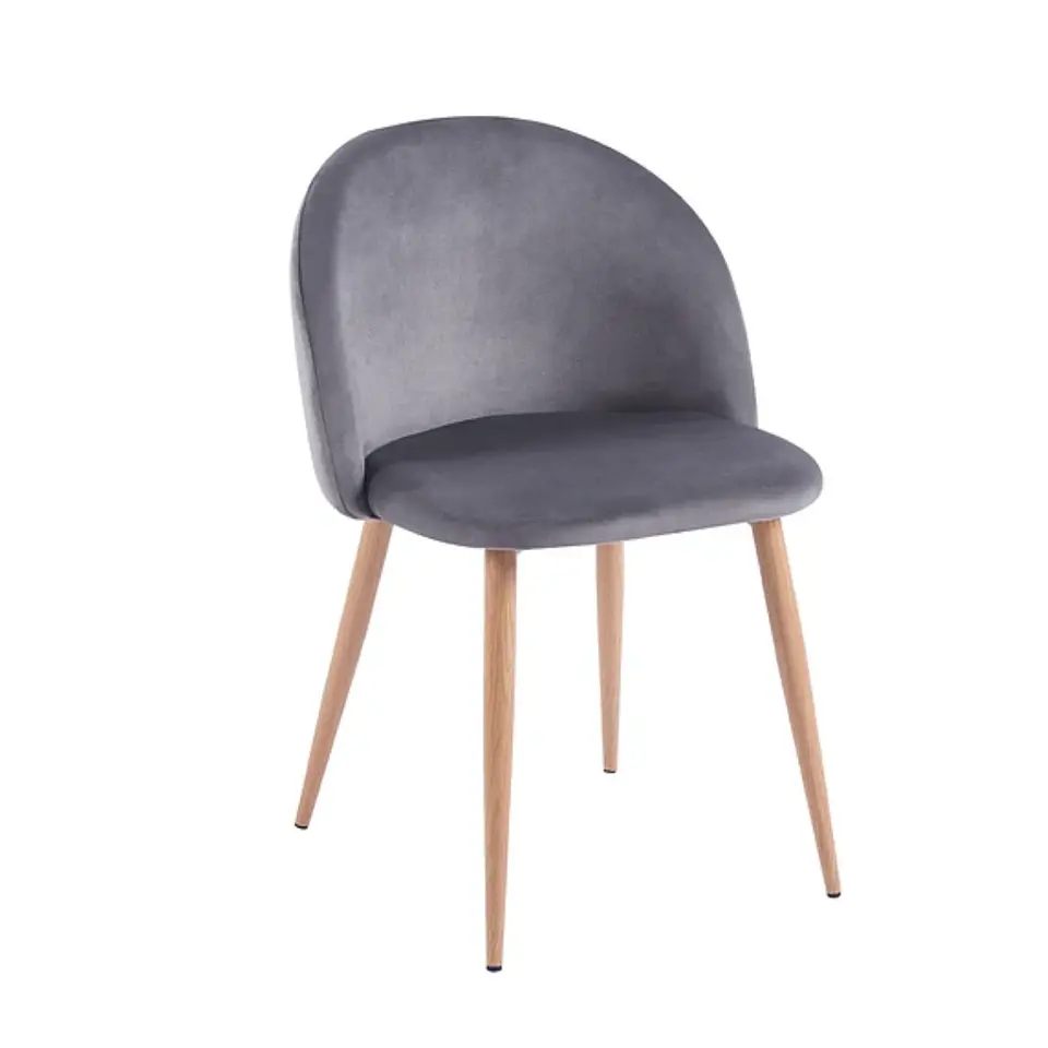 Silla Eames Velvet Negro 2