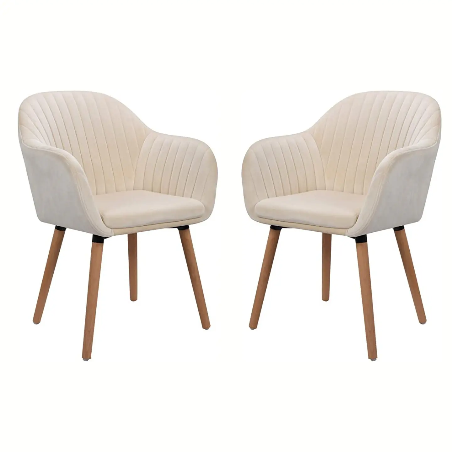 Pack 2 Butaca Diamante velvet estructura de madera- living comedor recepcion 4