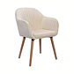 Sitial Diamante Velvet Wood- living comedor recepcion - Miniatura 2