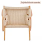 Silla Sitial Madera Negro - Miniatura 5