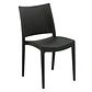 Silla Specto Niza de Polipropileno para Terraza – Black - Miniatura 1