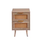 Velador 2 Cajones MDF Mesh – Estilo Moderno - Miniatura 4