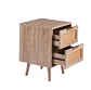 Velador 2 Cajones MDF Mesh – Estilo Moderno - Miniatura 5