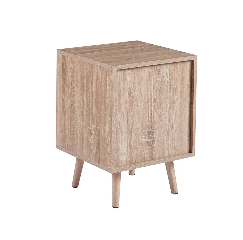 Velador 2 Cajones MDF Mesh – Estilo Moderno 6