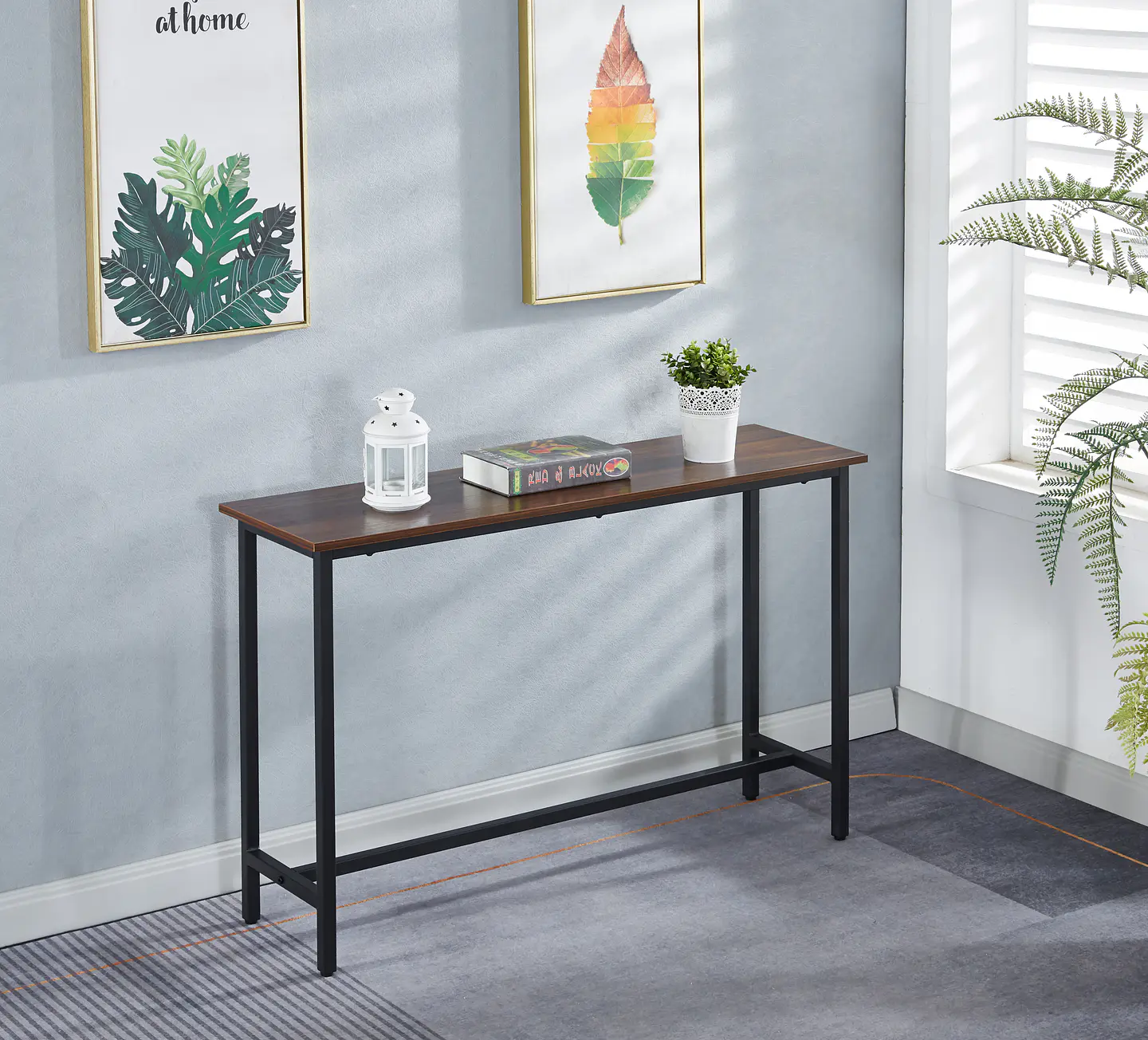 Mesa de Arrimo Rustik MDF Metal 3
