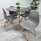 Mesa Eames MDF Redonda Melamina +4 Sillas Eames - Comedor  - Miniatura 7