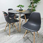 Mesa Eames MDF Redonda Melamina +4 Sillas Eames - Comedor  - Miniatura 1