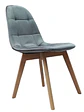 Silla Capitoné Felpa Wood Natural – Living y Recepción - Miniatura 6