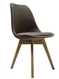 Silla Tulip Felpa Wood - Miniatura 2