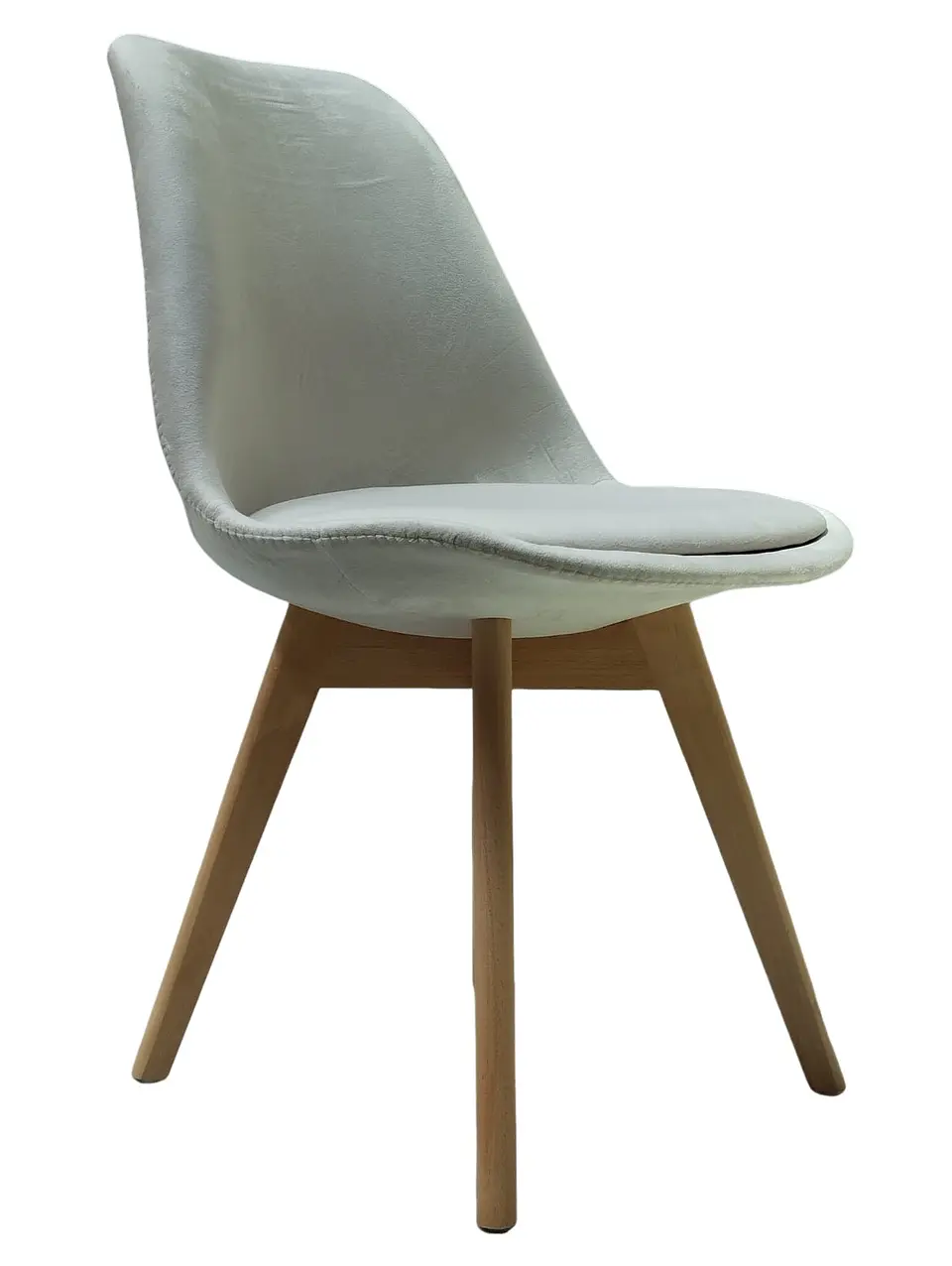 Silla Tulip Felpa Wood 3