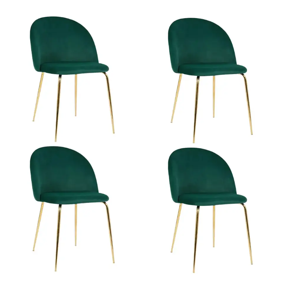 Pack x4 Silla Velvet Gold 3
