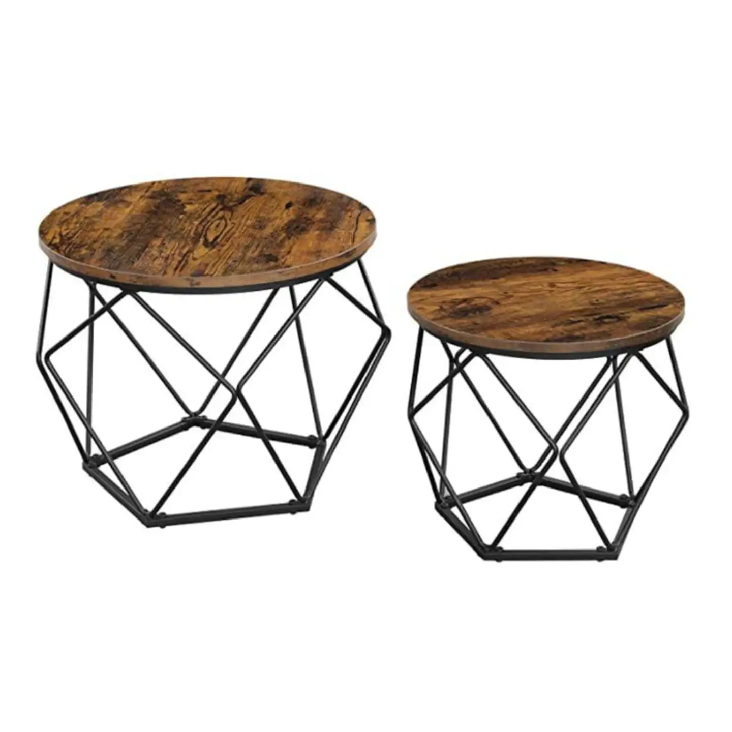 Mesa Centro Duo Araña MDF Metal 2