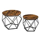 Mesa Centro Duo Araña MDF Metal - Miniatura 2