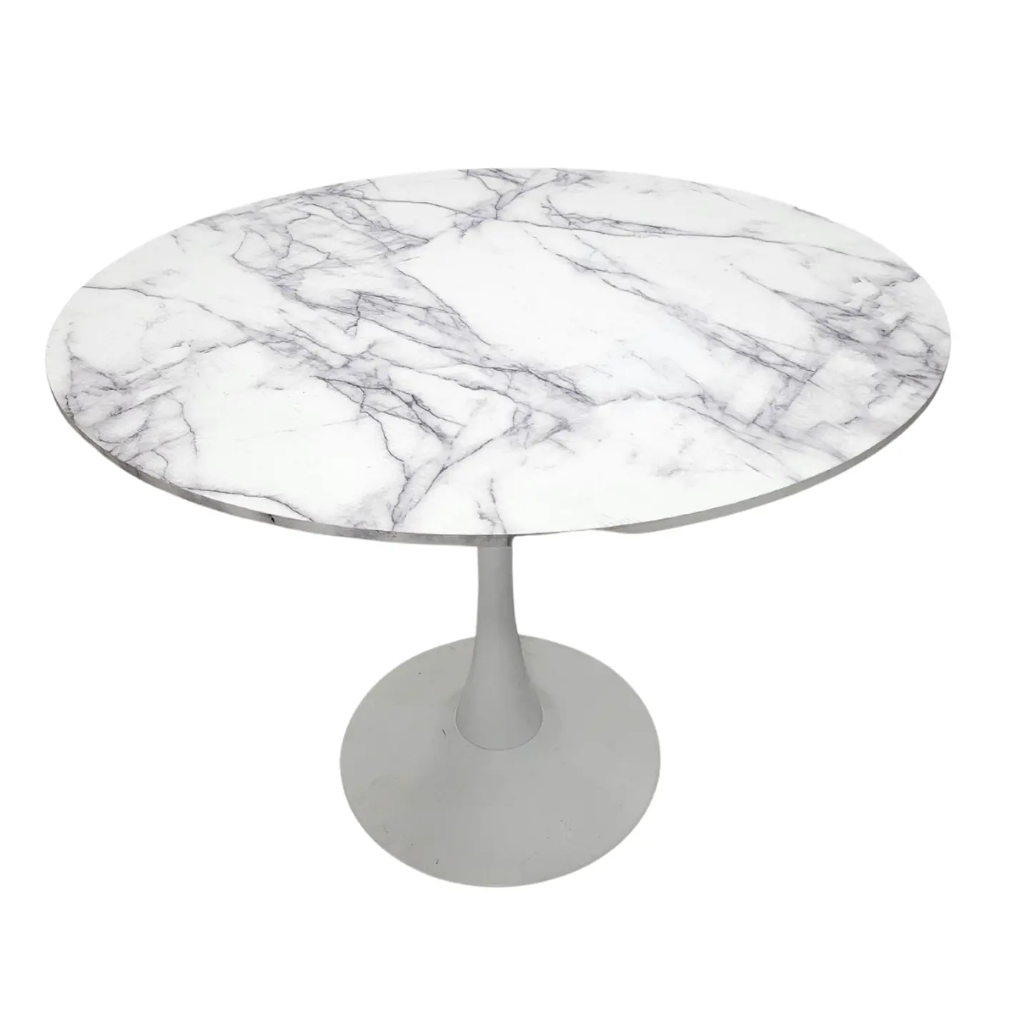 Mesa Redonda Tulip MDF y Base Meta firme- comedor 3