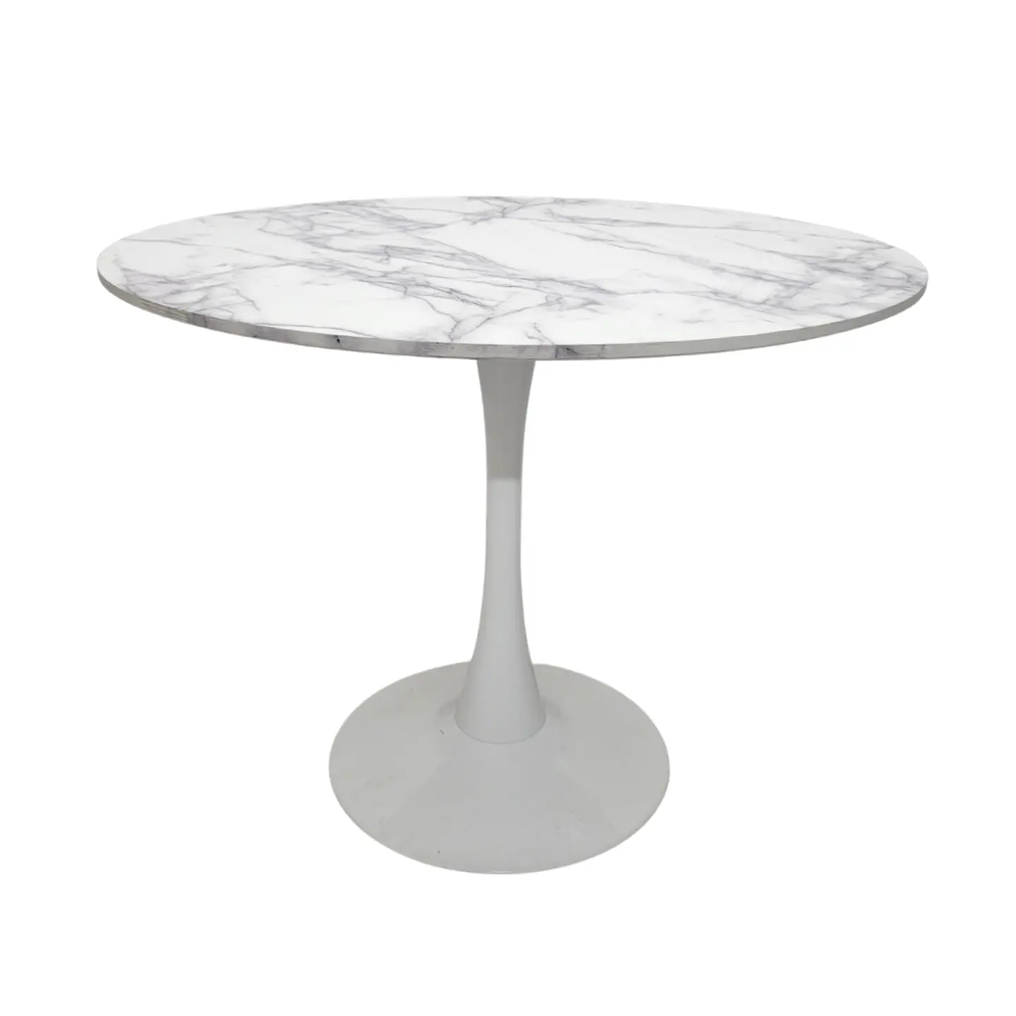 Mesa Redonda Tulip MDF y Base Meta firme- comedor 4
