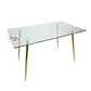 Mesa Francia Gold Rectangular - Miniatura 4