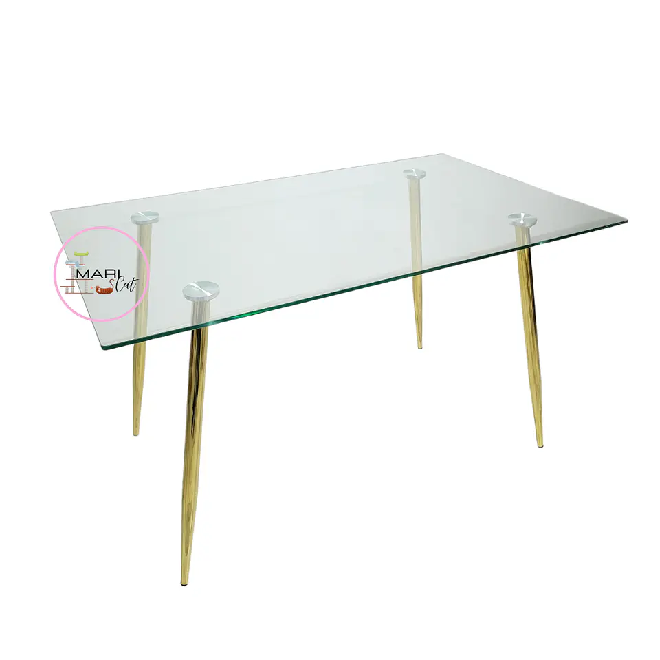Mesa Francia Gold Rectangular 4