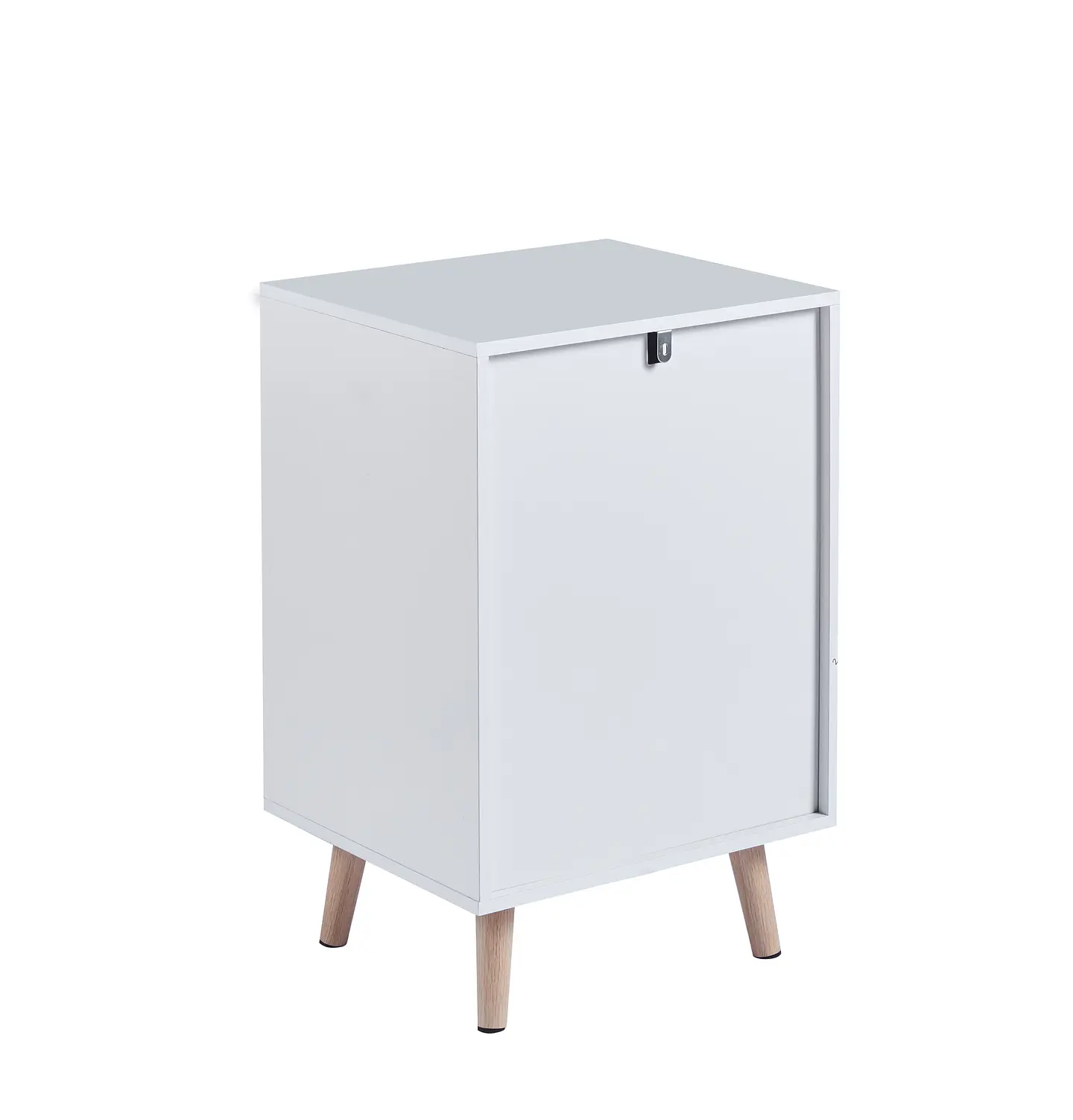 Velador Auxiliar Nórdico tres Cajones MDF- Dormitorio Living lectura 4