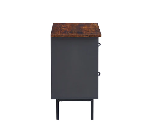 Velador Rustic Metal 2 Cajones