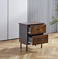 Velador Rustic Metal 2 Cajones - Miniatura 1