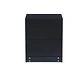 Velador Auxiliar Doble Cajón MDF Black Dormitorio Living - Miniatura 4