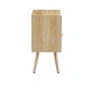 Velador Auxiliar Mesh Rattan MDF un cajon Dormitorio  - Miniatura 4