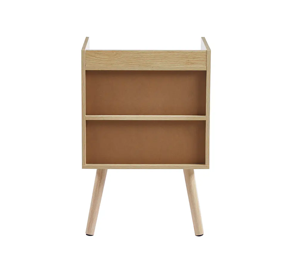 Velador Auxiliar Mesh Rattan MDF un cajon Dormitorio  5